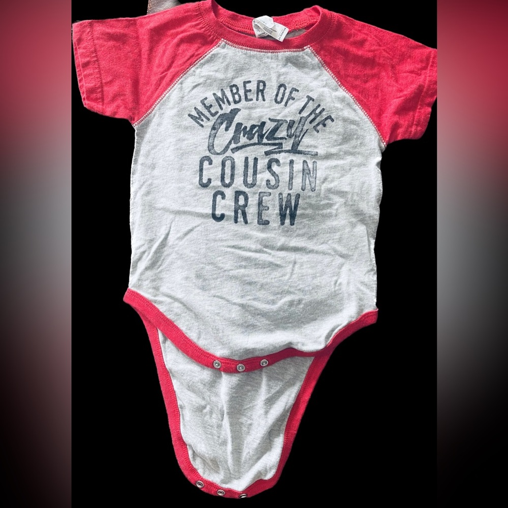 Crazy cousin crew onesie - 24 months
